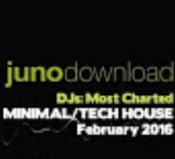 Junodownload DJs Most Charted Minimal / Tech House February 2016