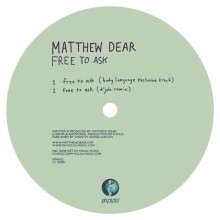 Matthew Dear  Free To Ask [GPM102]