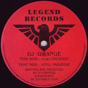 DJ Gwange  New Creation / Vinyl Paradise